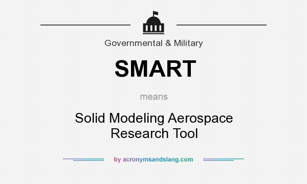 What does SMART mean? It stands for Solid Modeling Aerospace Research Tool