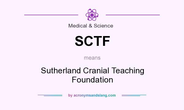 What does SCTF mean? It stands for Sutherland Cranial Teaching Foundation