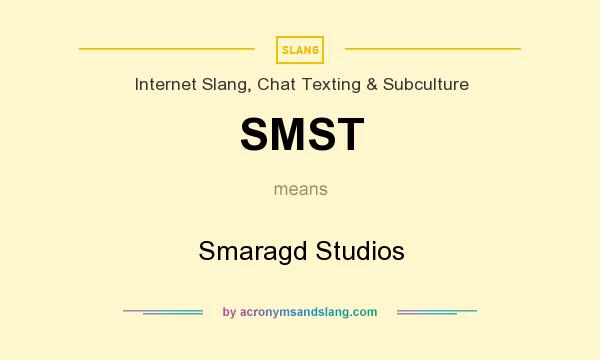 What does SMST mean? It stands for Smaragd Studios