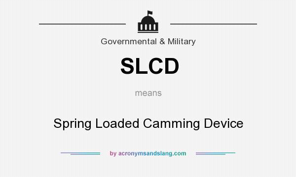 What does SLCD mean? It stands for Spring Loaded Camming Device