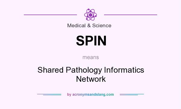 What does SPIN mean? It stands for Shared Pathology Informatics Network