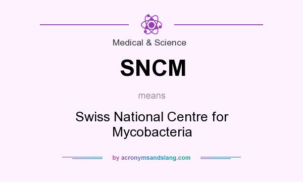 What does SNCM mean? It stands for Swiss National Centre for Mycobacteria