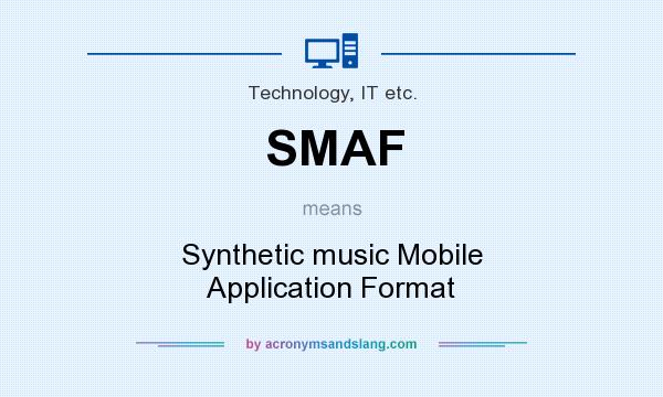 What does SMAF mean? It stands for Synthetic music Mobile Application Format