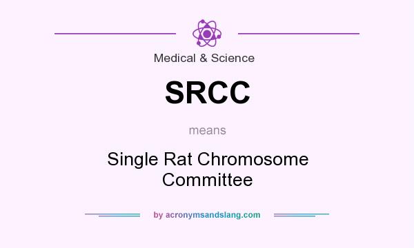 What does SRCC mean? It stands for Single Rat Chromosome Committee