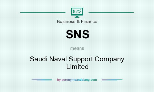 What does SNS mean? It stands for Saudi Naval Support Company Limited