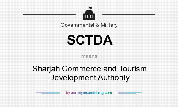 What does SCTDA mean? It stands for Sharjah Commerce and Tourism Development Authority