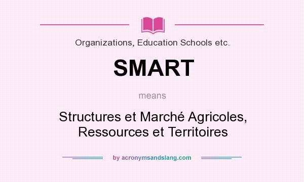 What does SMART mean? It stands for Structures et Marché Agricoles, Ressources et Territoires