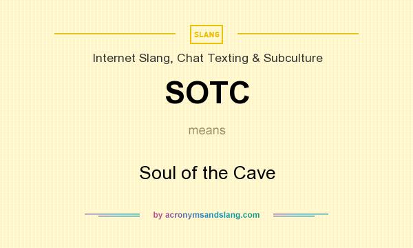 What does SOTC mean? It stands for Soul of the Cave