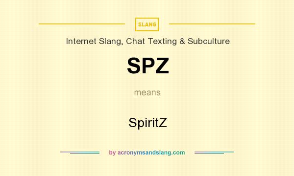 What does SPZ mean? It stands for SpiritZ