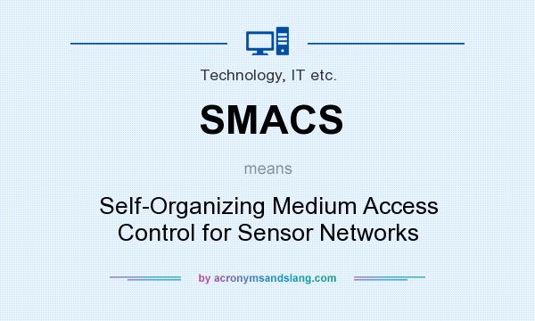 What does SMACS mean? It stands for Self-Organizing Medium Access Control for Sensor Networks