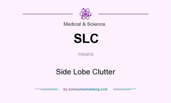 What does SLC mean? It stands for Side Lobe Clutter