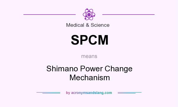 What does SPCM mean? It stands for Shimano Power Change Mechanism