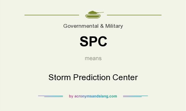 What does SPC mean? It stands for Storm Prediction Center
