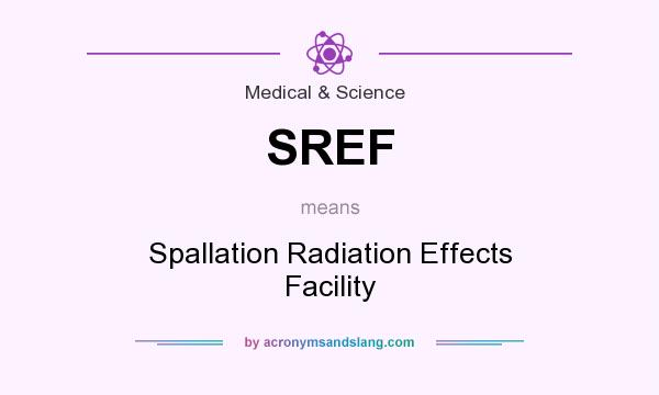 What does SREF mean? It stands for Spallation Radiation Effects Facility