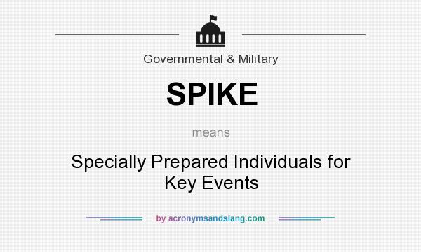 What does SPIKE mean? It stands for Specially Prepared Individuals for Key Events
