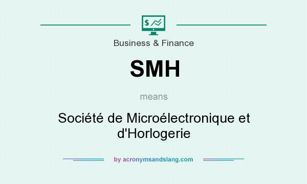 What does SMH mean? It stands for Société de Microélectronique et d`Horlogerie