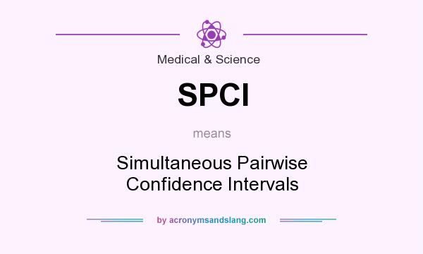 What does SPCI mean? It stands for Simultaneous Pairwise Confidence Intervals