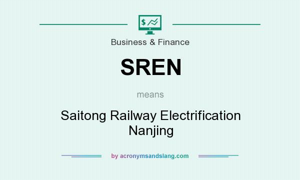 What does SREN mean? It stands for Saitong Railway Electrification Nanjing