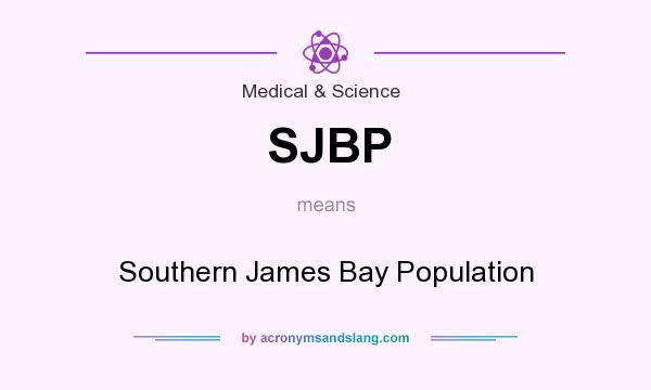What does SJBP mean? It stands for Southern James Bay Population