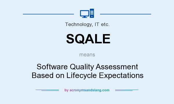 What does SQALE mean? It stands for Software Quality Assessment Based on Lifecycle Expectations