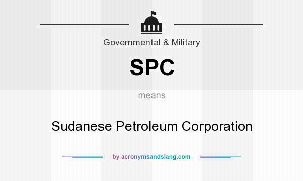 What does SPC mean? It stands for Sudanese Petroleum Corporation