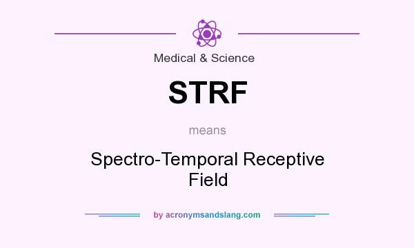 What does STRF mean? It stands for Spectro-Temporal Receptive Field