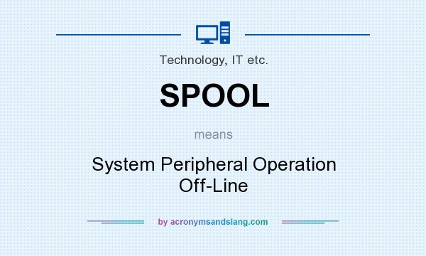 What does SPOOL mean? It stands for System Peripheral Operation Off-Line