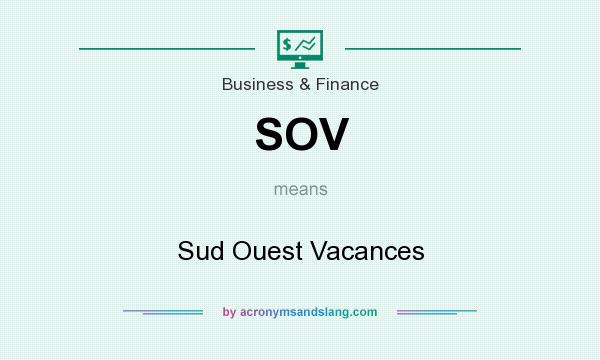 What does SOV mean? It stands for Sud Ouest Vacances