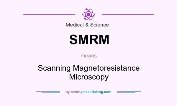What does SMRM mean? It stands for Scanning Magnetoresistance Microscopy