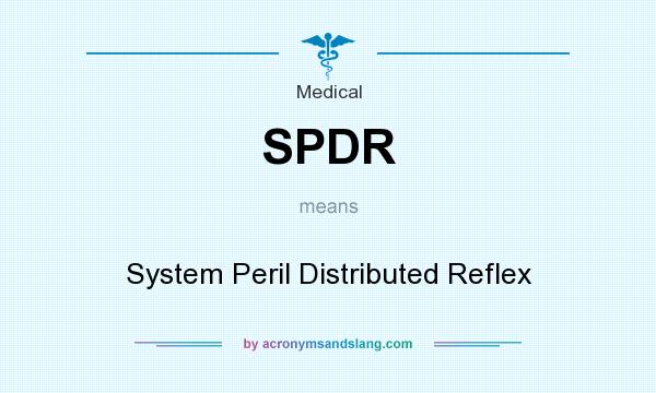 What does SPDR mean? It stands for System Peril Distributed Reflex