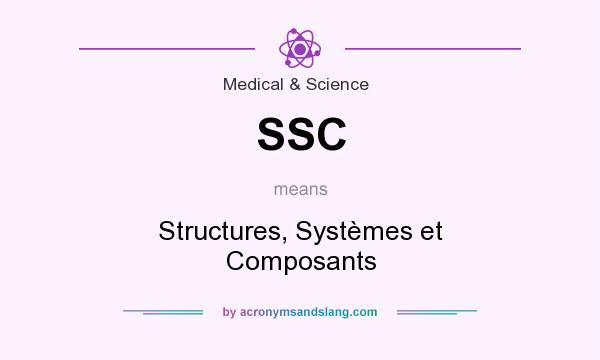 What does SSC mean? It stands for Structures, Systèmes et Composants