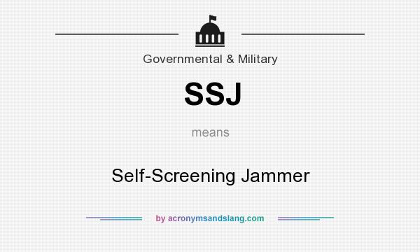 What does SSJ mean? It stands for Self-Screening Jammer