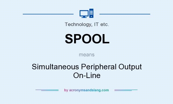 What does SPOOL mean? It stands for Simultaneous Peripheral Output On-Line