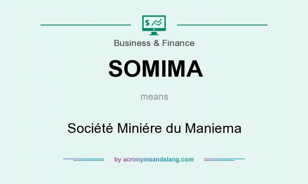 What does SOMIMA mean? It stands for Société Miniére du Maniema