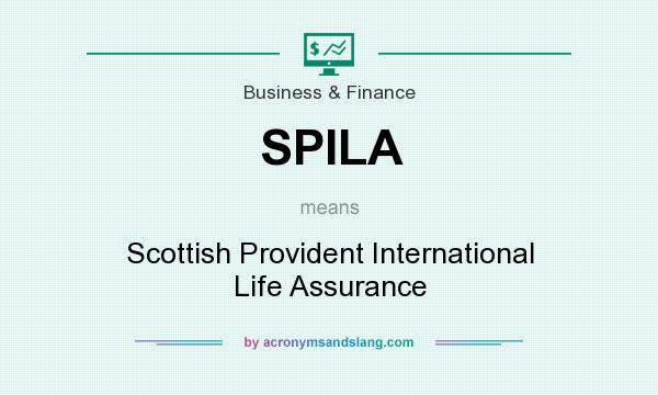 What does SPILA mean? It stands for Scottish Provident International Life Assurance