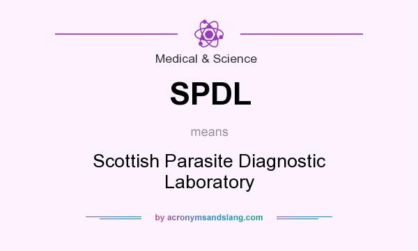What does SPDL mean? It stands for Scottish Parasite Diagnostic Laboratory