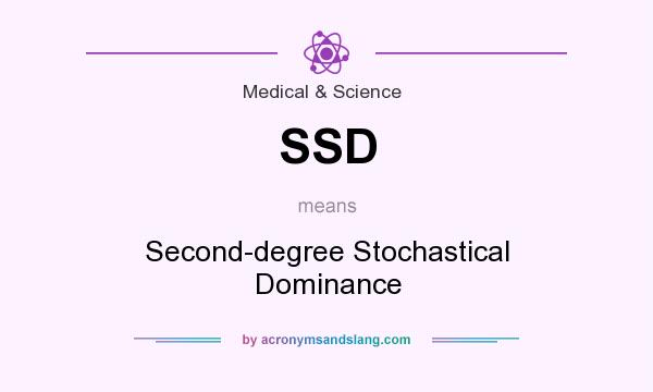 What does SSD mean? It stands for Second-degree Stochastical Dominance