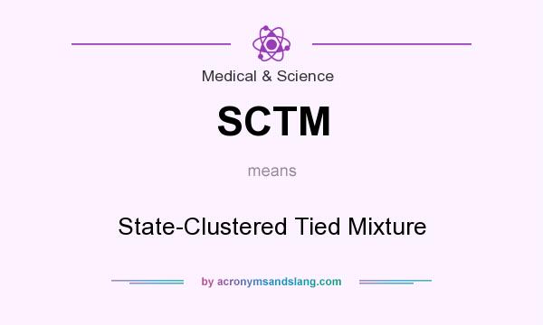 What does SCTM mean? It stands for State-Clustered Tied Mixture
