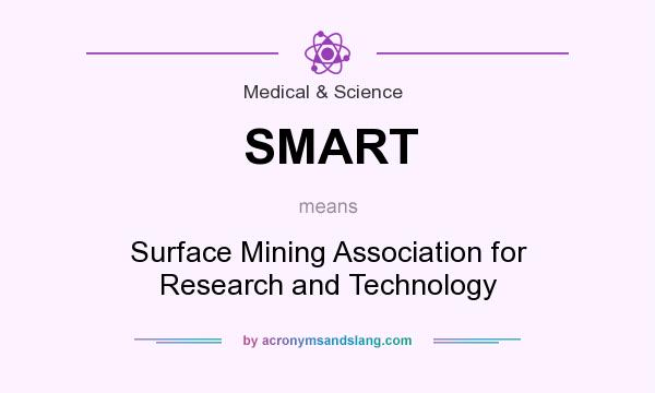 What does SMART mean? It stands for Surface Mining Association for Research and Technology
