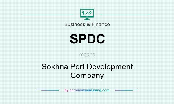 What does SPDC mean? It stands for Sokhna Port Development Company