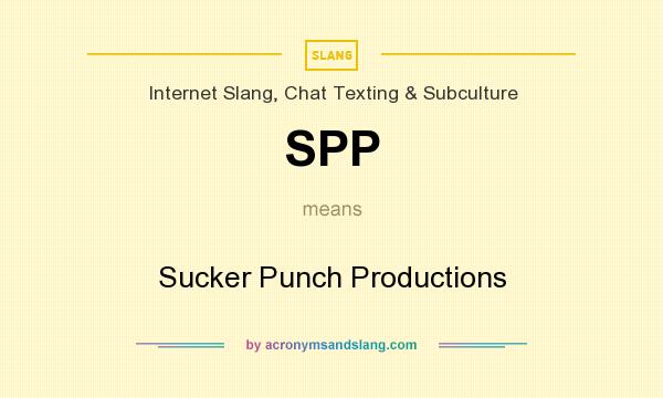 What does SPP mean? It stands for Sucker Punch Productions