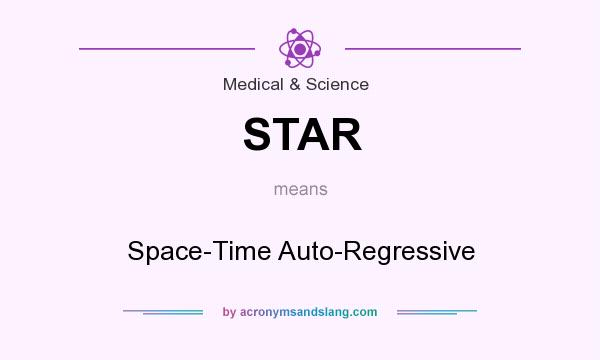 What does STAR mean? It stands for Space-Time Auto-Regressive