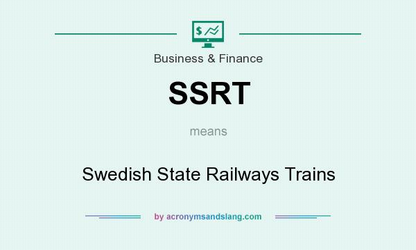 What does SSRT mean? It stands for Swedish State Railways Trains