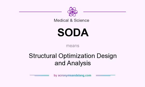 What does SODA mean? It stands for Structural Optimization Design and Analysis