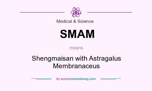 What does SMAM mean? It stands for Shengmaisan with Astragalus Membranaceus