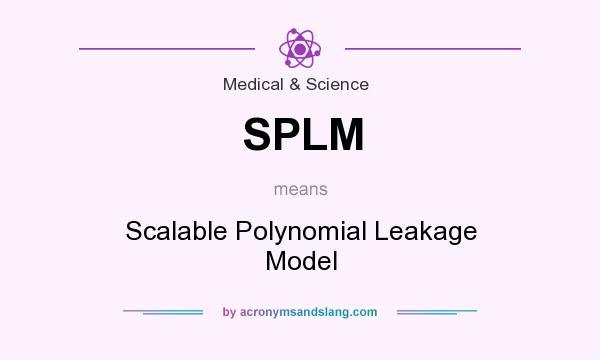 What does SPLM mean? It stands for Scalable Polynomial Leakage Model