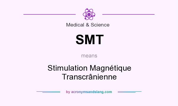 What does SMT mean? It stands for Stimulation Magnétique Transcrânienne
