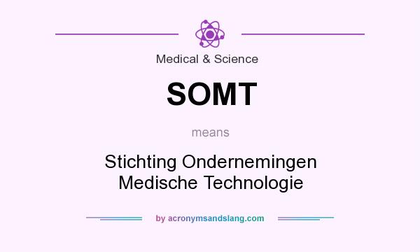 What does SOMT mean? It stands for Stichting Ondernemingen Medische Technologie