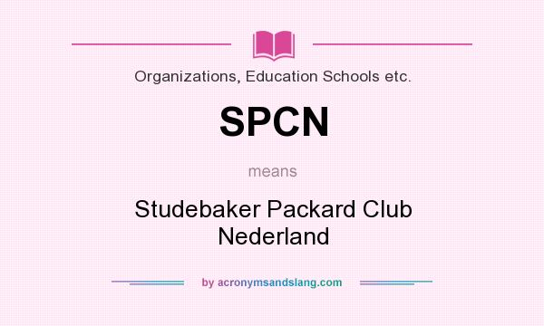 What does SPCN mean? It stands for Studebaker Packard Club Nederland