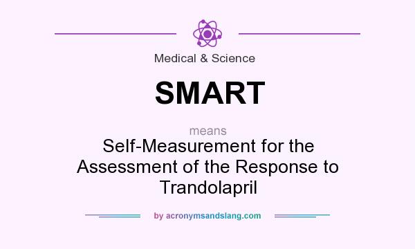 What does SMART mean? It stands for Self-Measurement for the Assessment of the Response to Trandolapril